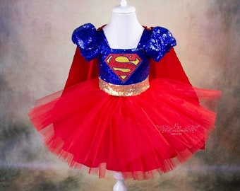 Vestido de tutú de superhéroe, vestido de cumpleaños de superhéroe