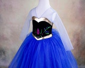 Princess Anna Costume, Disney Frozen Inspired Princess Anna Dress.