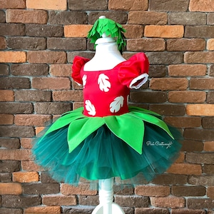Lilo and Stitch Dress for Toddler, Halloween Costume, Lilo Halloween Girl Dress