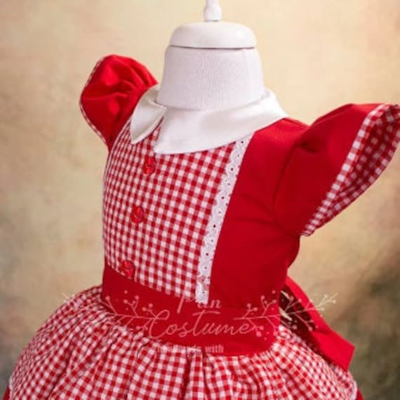 Little Red Riding Hood Outfit and Cape, Christmas Toddler Gift - Etsy