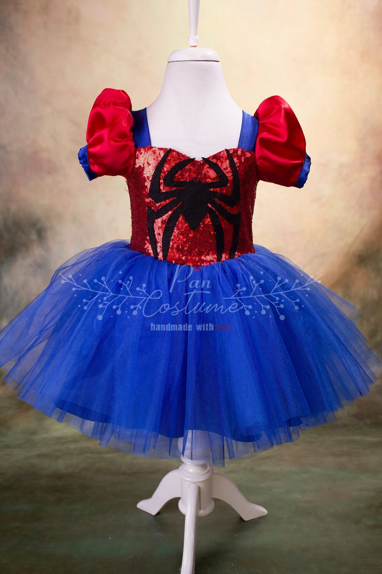 Spider Girl Costume, Superhero Birthday Dress, Birthday Party Gown, Mini  Tutu Dress, Girl Superhero Costume, Blue Tutu Dress, Princess Dress 