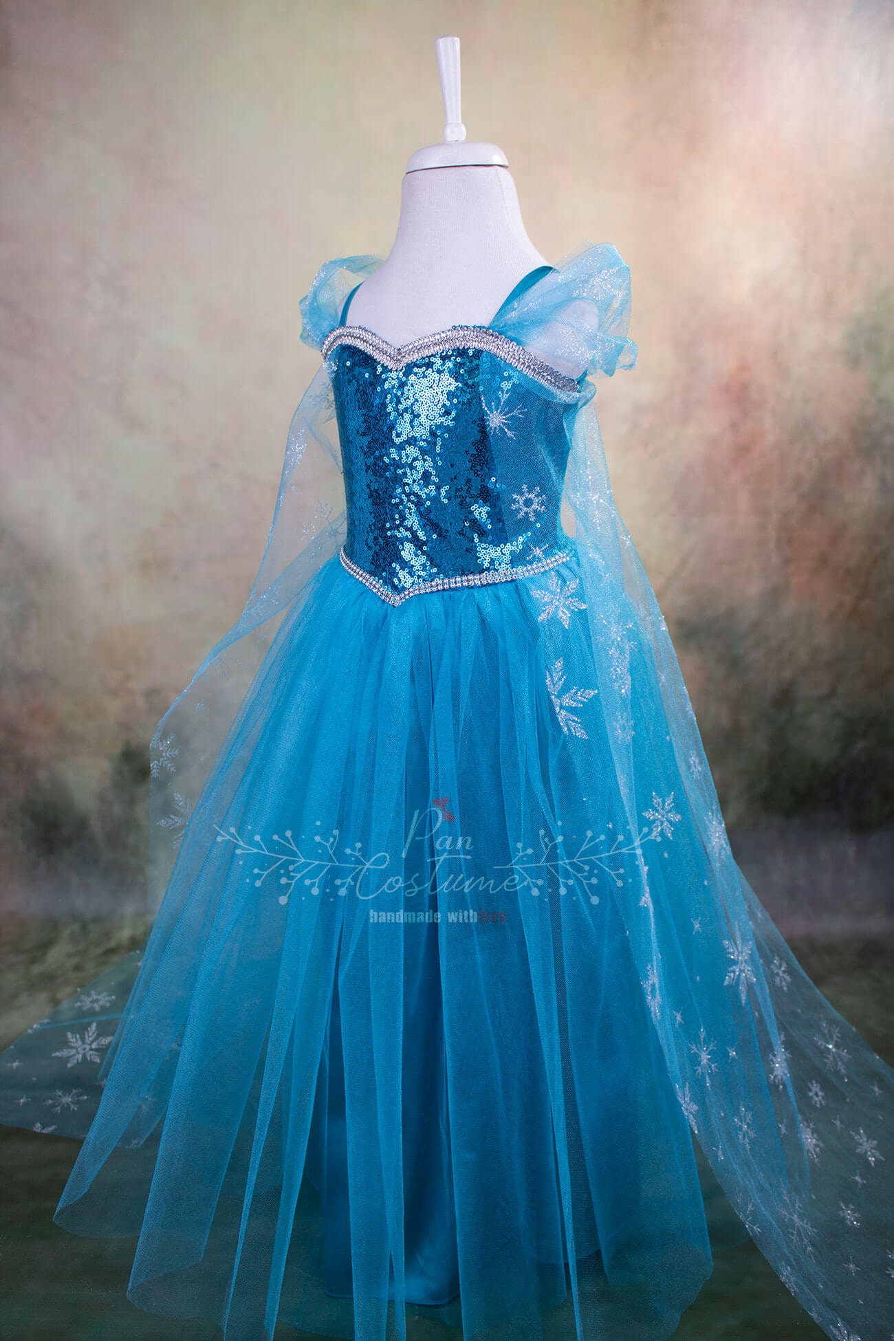 Elsa Inspired Dress, Elsa Costume for Toddlers, Party Gown, 