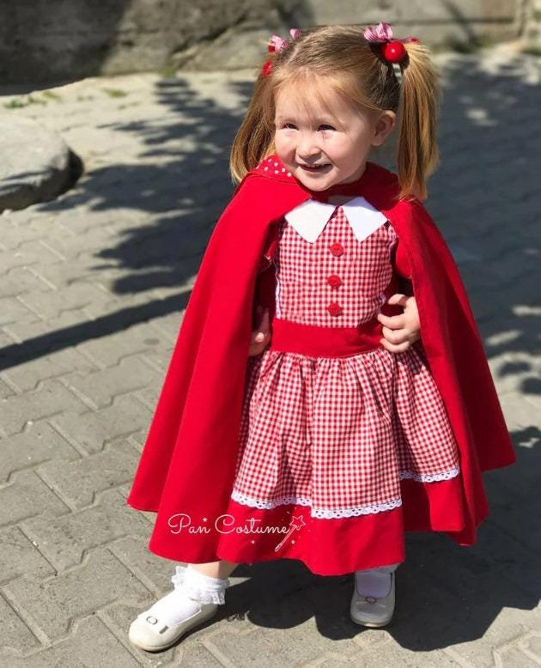 Little Red Riding Hood Outfit and Cape, Christmas Toddler Gift - Etsy
