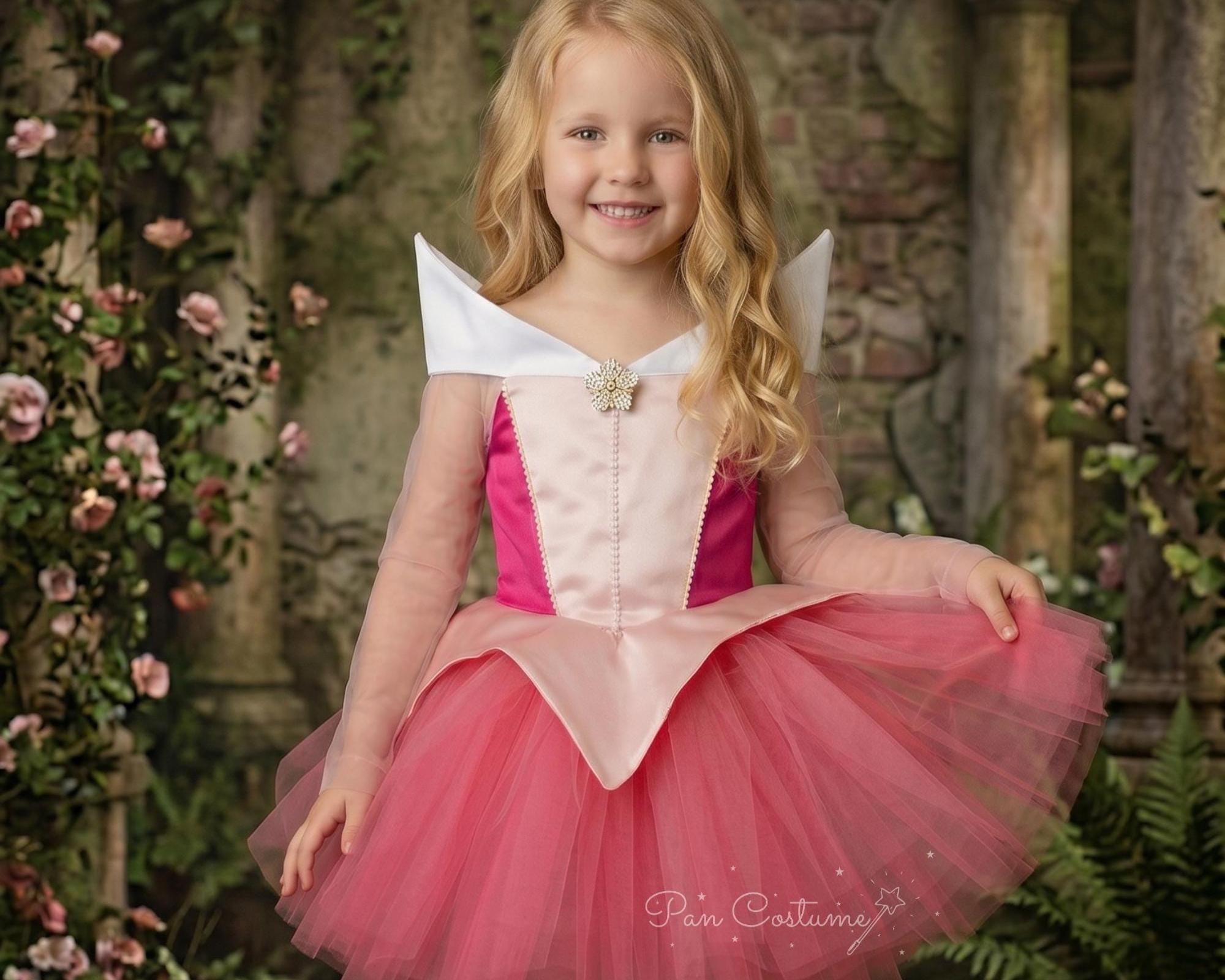 Tutu Princess Aurora Baby Clothes Little Adventures Deluxe Sleeping Beauty  Hot Pink Dress Up Costume