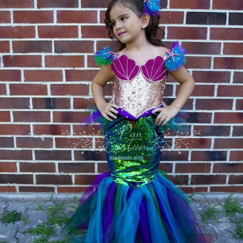 Ariel Little Mermaid Costume Mermaid Outfit - Etsy