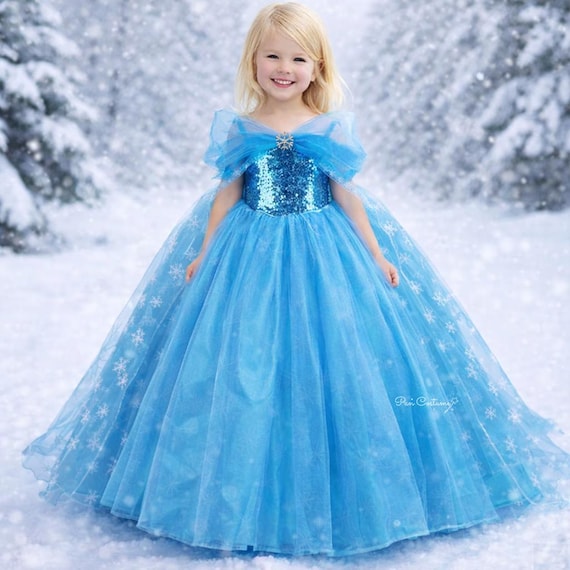 princess theme birthday dress Blue for Girls, Tulle Party Dress, Flower Girl Gown Formal Silky Satin Mini Olive Choose Your Flavor:Chocolate mousse The voluminous silhouette provides