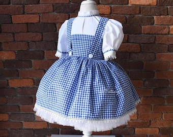 Dorothy The Wizard of Oz Girls Costume, Halloween Costume