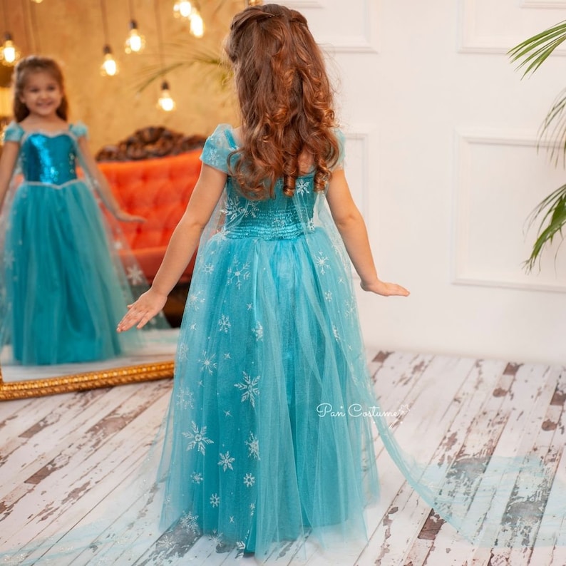 Frozen Elsa Inspired Dress Elsa Birthday Dress Elsa Tutu Etsy