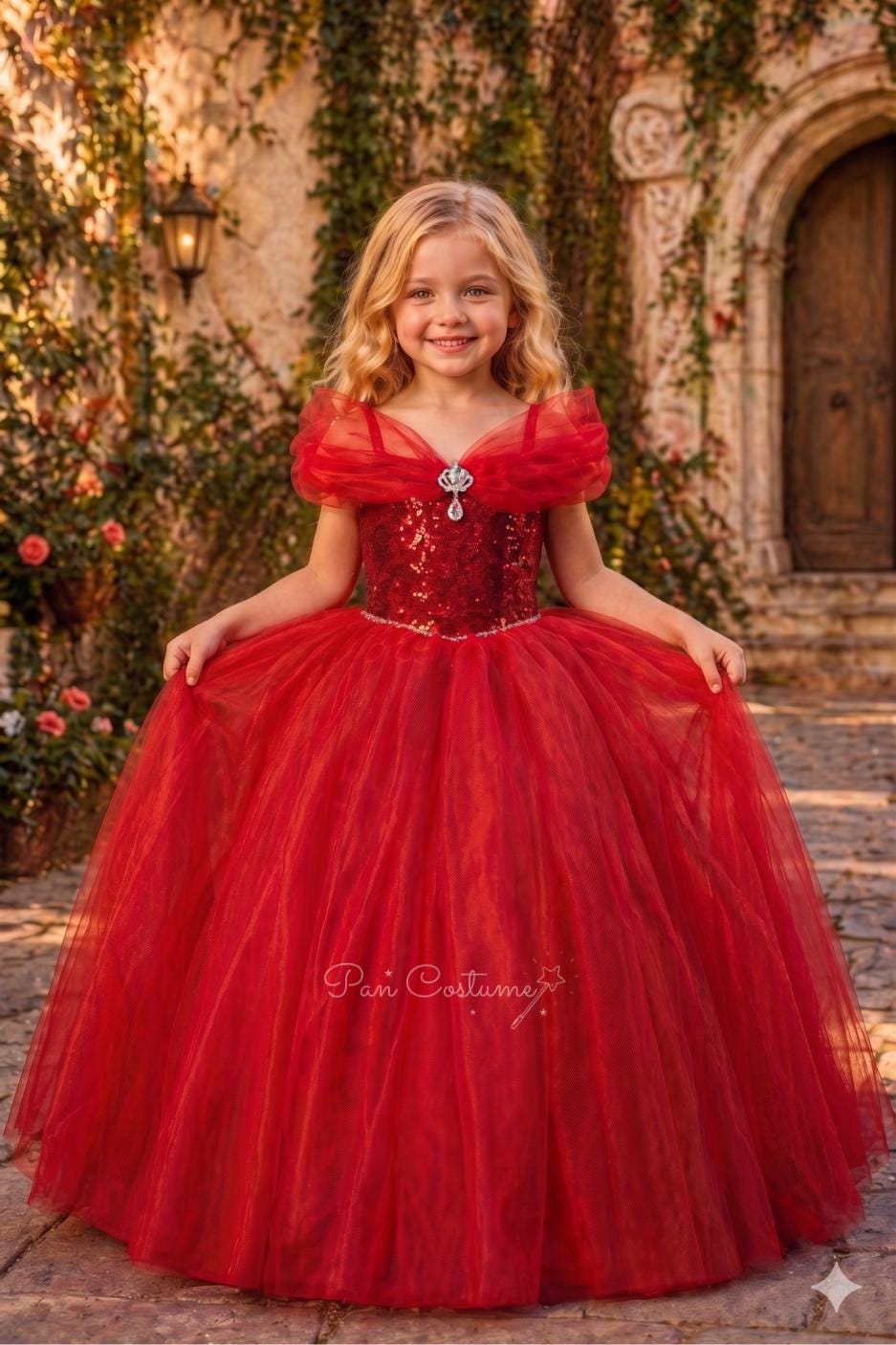 princess dress red Zapakasa Women Dark Prom Elegant A-Line Strapless Long Evening Dress with 3D Flowers Size Bust Waist Waist cm inch cm inch cm inch 3 RoseRed Fairycore Princess Dress Vintage