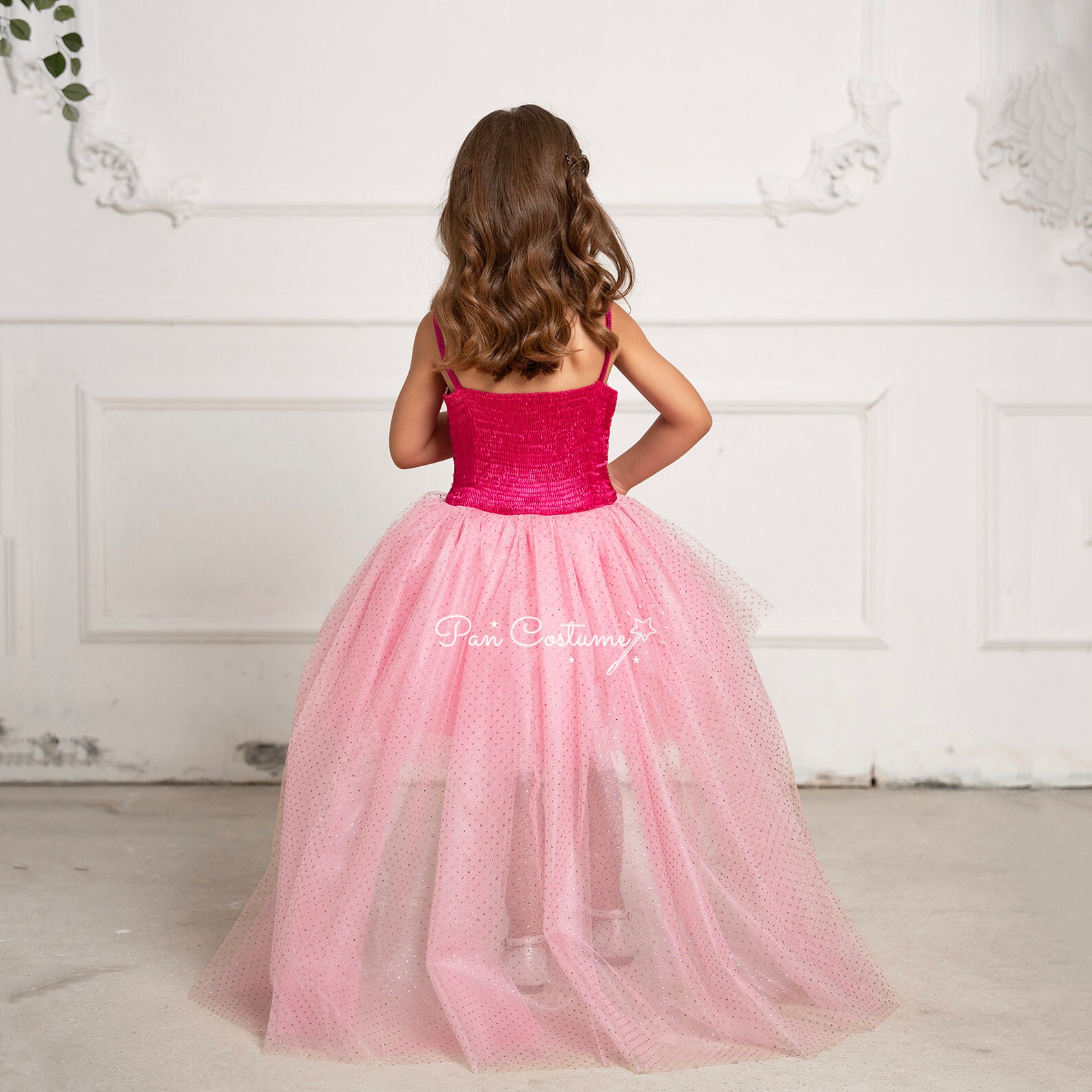 strapless open back dress Princess Leia Little Shop of Horrors Costumery & Pop-Culture Emporium