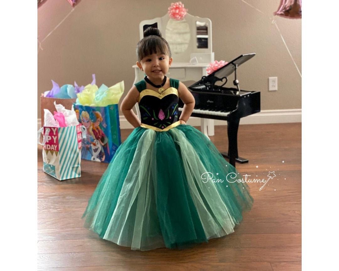 Anna Frozen Green Dress Pattern - Etsy