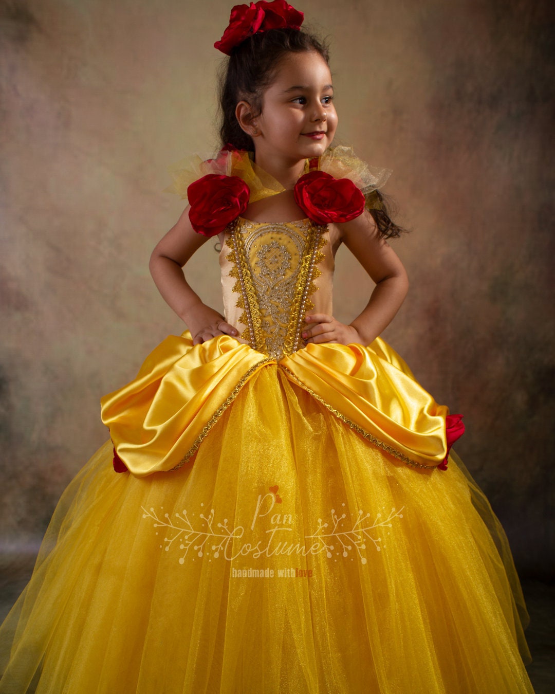 Prodotto: RUB-300168S - COSTUME BELLE GLITTER CLASSIC MIS. 3-4 ANNI LA BELLA  E LA BESTIA - RUBIE'S