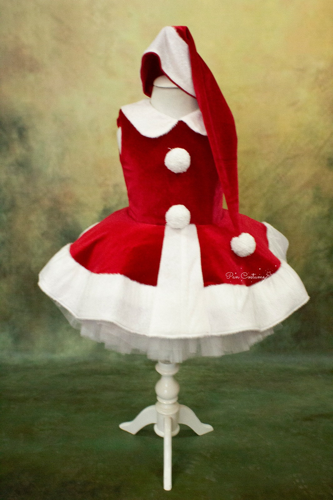 Vestido de Pap Noel para ni as disfraz de Navidad para ni os