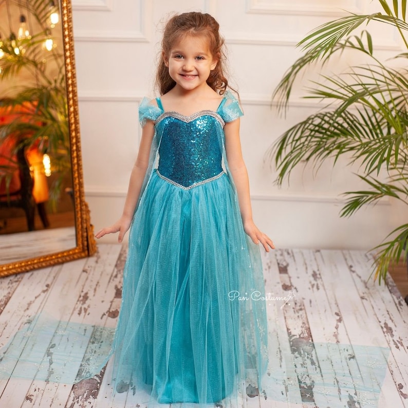 Frozen Elsa Inspired Dress Elsa Birthday Dress Elsa Tutu Etsy