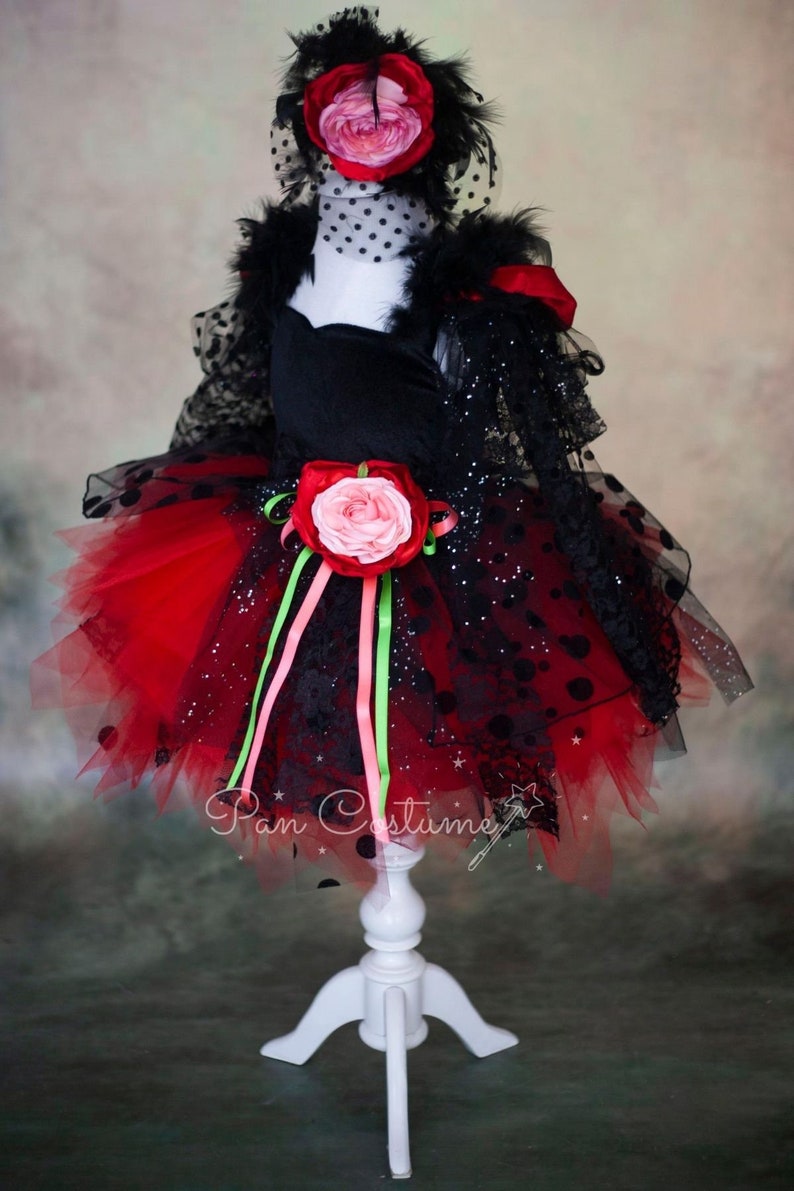 Red and Black Witch Costume Halloween Costume Ladybug Witch - Etsy