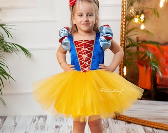 Disfraz de Blancanieves para bebé, vestido de princesa para