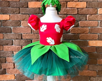 Lilo Inspired Dress for Girls, Lilo Birthday Costume