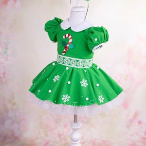 Christmas Elf Girl Costume Elf Dress for Toddler Christmas - Etsy