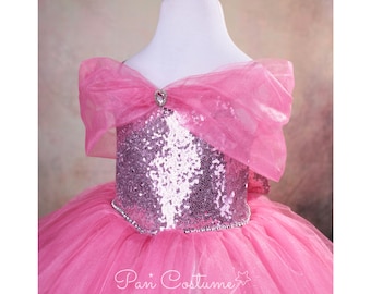 Pink Princess Costume for toddler, Princess Birthday Dress