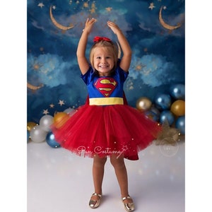 Super girl Costume, Super girl Birthday Party Dress