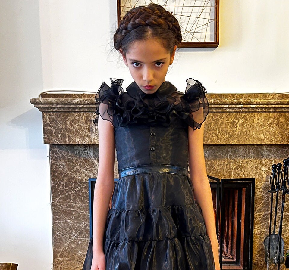 Wednesday Addams Costume Wednesday Prom Dress 