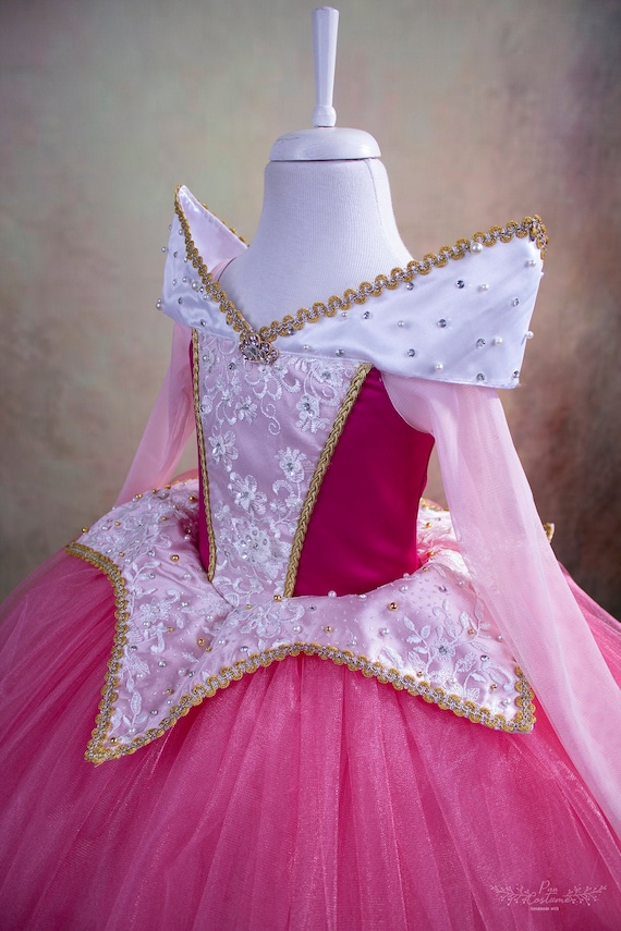 Handmade Aurora Pink Dress, Princess Aurora Dress, Aurora Cosplay Costume  Adult/kid Available - Etsy