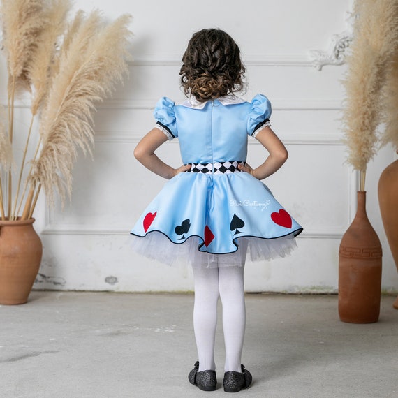 Cheshire Cat Costume for Girls, Alice Dress, Halloween Costume - Etsy