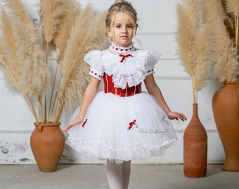 Mary Poppins Costume Mary Poppins Inspired Tutu Dress for Toddler