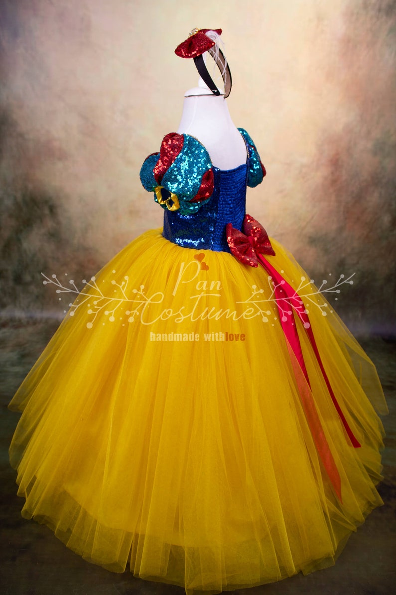 Snow White Costume Snow White Birthday Dress Party Gown Etsy