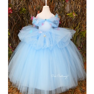 Cinderella Dress, Cinderella Princess Birthday Dress, Disney Inspired Cinderella Costume