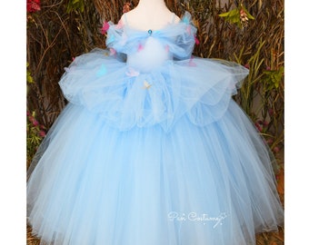 strapless open back dress Cinderella Princess Cosplay Costume dress  Preppy Kids Trinidad