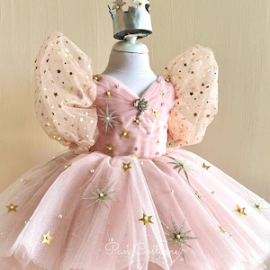 glinda the good witch short dress Modern Moments Toddler Girl Wicked Glinda The Good Witch Dress, Sizes 12 Months - 5T