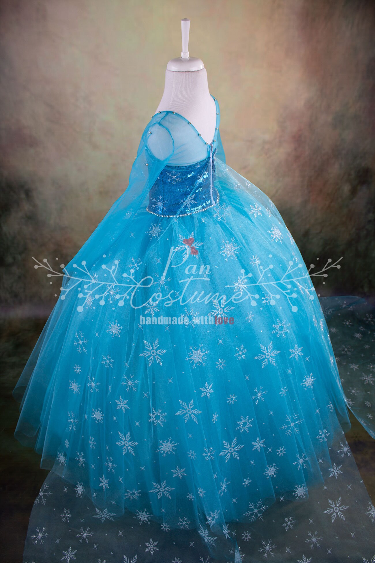 Elsa Costume Elsa Birthday Dress Party Gown Ice Blue Tutu Etsy 日本