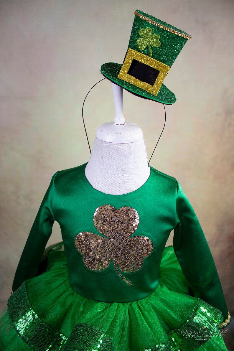 St Patrick's Day Girl Dress Shamrock Costume For Baby Etsy St Patrick's Day Girl Dress Shamrock Costume For Baby Etsy
