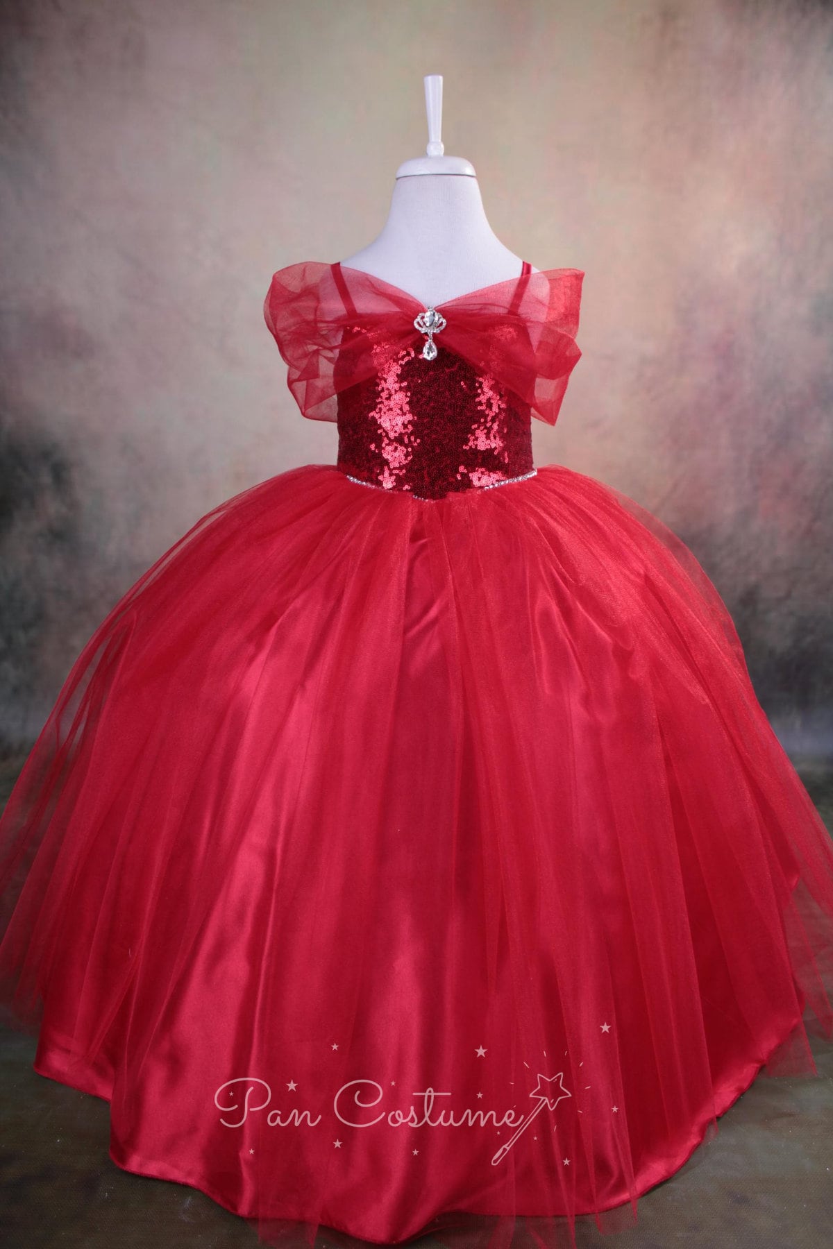 L'originale Principessa Belle di La Bella e la Bestia Ispirata al Tutu  Abito da Ballo Spettacolo Costume Abito di Raso di Lusso con Rose Rosse  Gialle Tutù Oro -  Italia