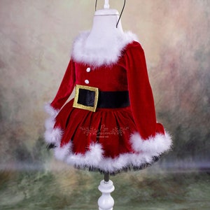 Mrs. Santa Claus Costume for Girls, Toddler Christmas Dress, Baby First ...