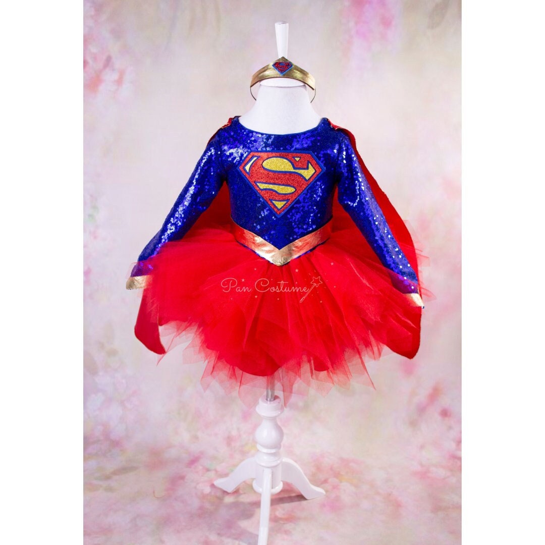 Superhero Girl Costume, Super Girl Birthday Dress