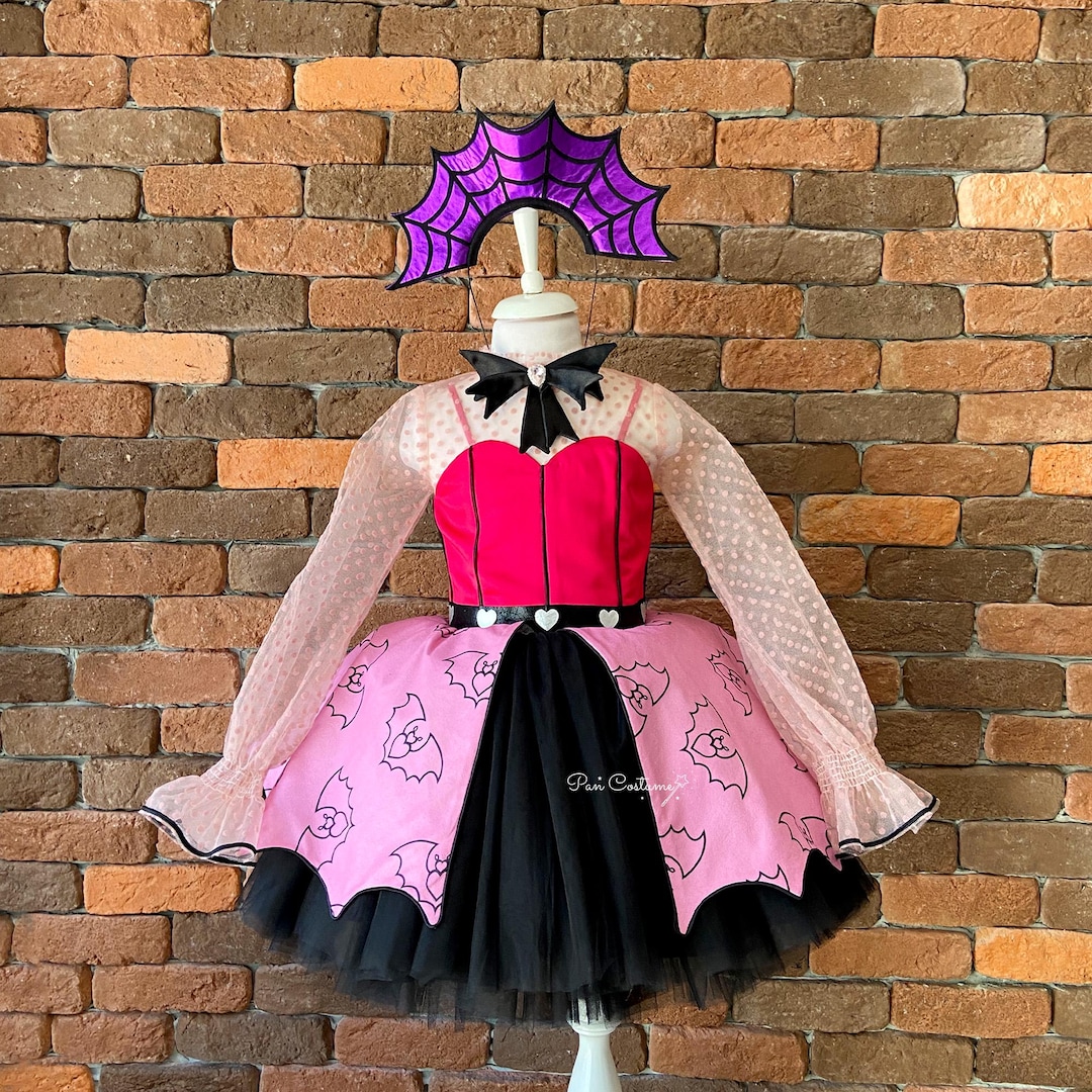 Vampire Costume for Girls, Dracula Halloween Costume, Monster Themed ...