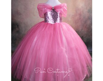 Costume da Principessa Rosa - Carnevale & Halloween (5-6 / 7-8 anni) – Centro Gioco Educativo