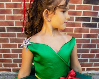 Vestido de árbol de Navidad Vestido de vacaciones para niñas - Etsy México Vestido de árbol de Navidad Vestido de vacaciones para niñas - Etsy México