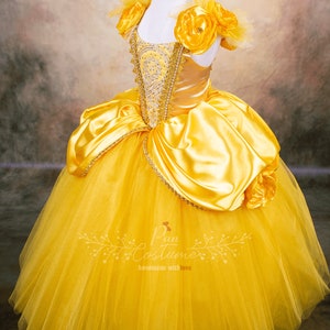 Beauty and the Beast Belle Costume Princess Dress | Etsy