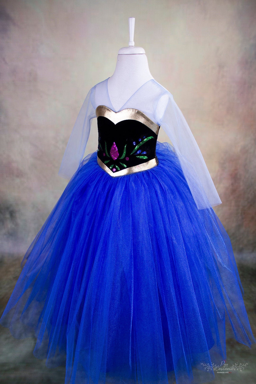 2021 nouvelle arrivee deux robe Anna Elsa pour petites filles tenue  princesse reine des neiges 2 vêtements de noël pour enfants