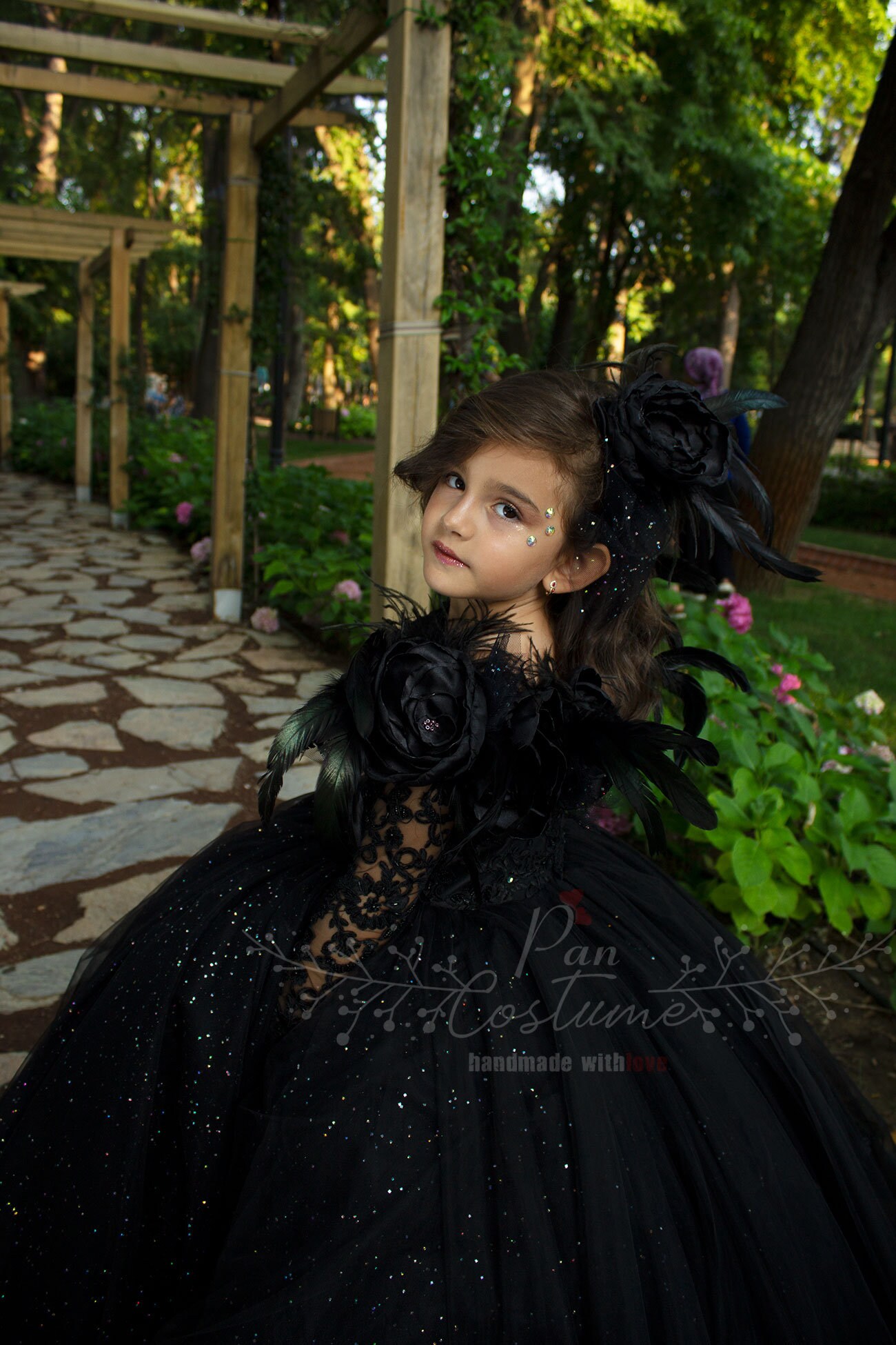 Wednesday Girl Dress, Queen of Night Costume, Evil Queen Costume