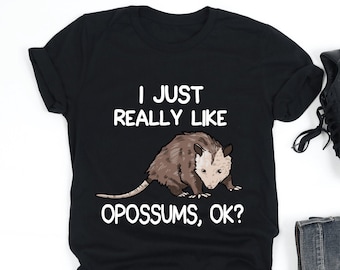I Just Really Like Opossums Shirt, Opossum Shirt, Opossum Tshirt, Opossum Gifts, V-Neck, Tank Top, Sweatshirt, Hoodie