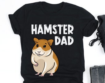 Fathers Day The Hamster-father Hamster Rodent Pet Lover Dad Maglietta 