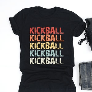 Retro Kickball Shirt, Kickball Shirt, Kickball Tshirt, Kickball Player Shirt, Kickball Gifts, V-Neck, Tank Top, Sweatshirt, Hoodie