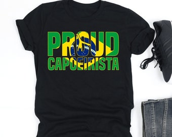 Proud Capoeirista Shirt, Capoeira Lover Shirt, Capoeira Brazilian Martial Art Gift, V-Neck, Tank Top, Sweatshirt, Hoodie