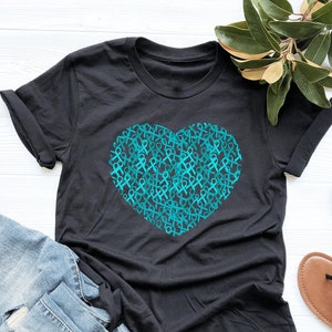 Dysautonomia Ribbon Heart Shirt, Dysautonomia Shirt, Dysautonomia Awareness, Patient Support Gift, V-Neck, Tank Top, Sweatshirt, Hoodie