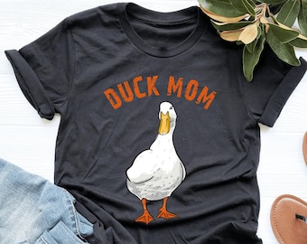 Duck Mom Shirt, Duck Lover Gift, V-Neck, Tank Top, Sweatshirt, Hoodie