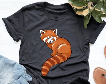 Red Panda Shirt, Red Panda Gift, Cute Red Panda, Red Panda Lover Gift, V-Neck, Tank Top, Sweatshirt, Hoodie